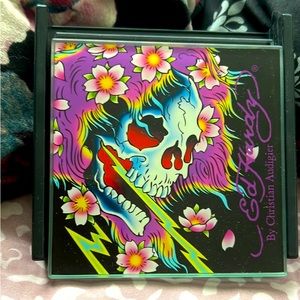 Ed Hardy Skulls Glass Coaster Love Kills Slowly